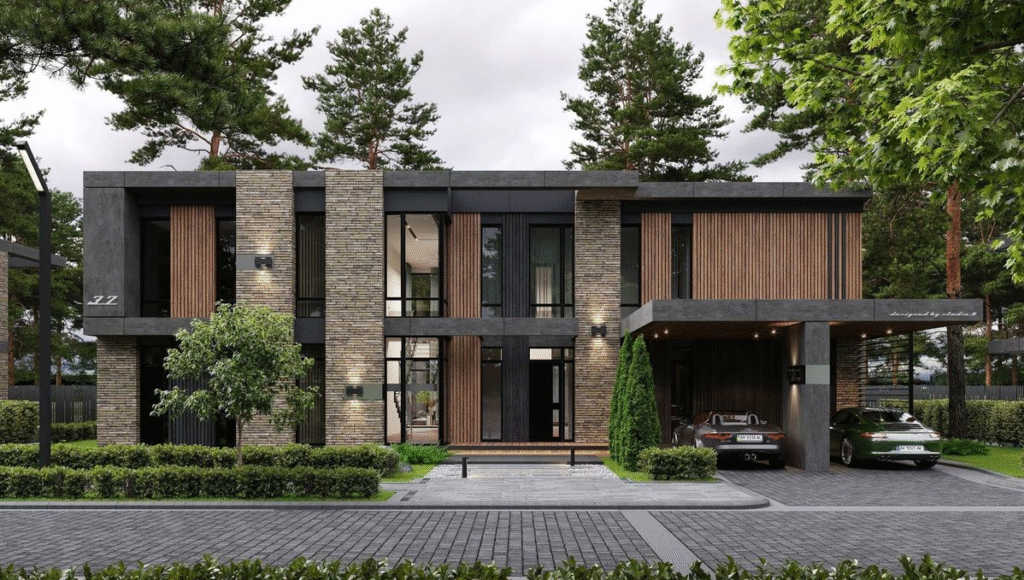 Gražiausi namų fasadai: 20 įkvepiančių idėjų