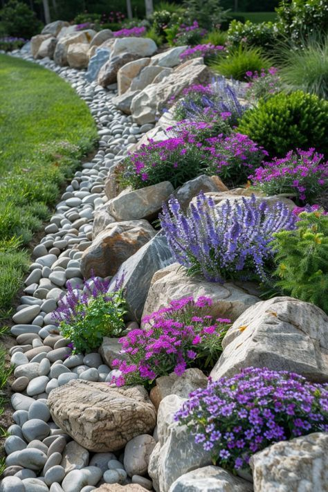 Gėlynai prie namų: 20 įkvepiančių idėjų jūsų kiemui su nuotraukomis