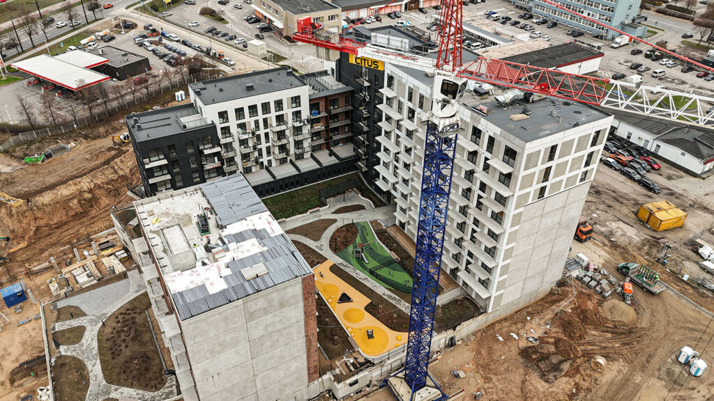„Citus“ nestabdo – rinkai vienu metu pasiūlė 147 naujus butus projekte „Mūnai“