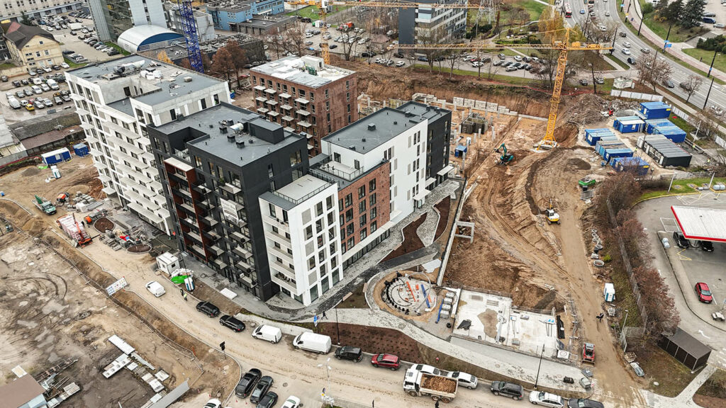 „Citus“ nestabdo – rinkai vienu metu pasiūlė 147 naujus butus projekte „Mūnai“