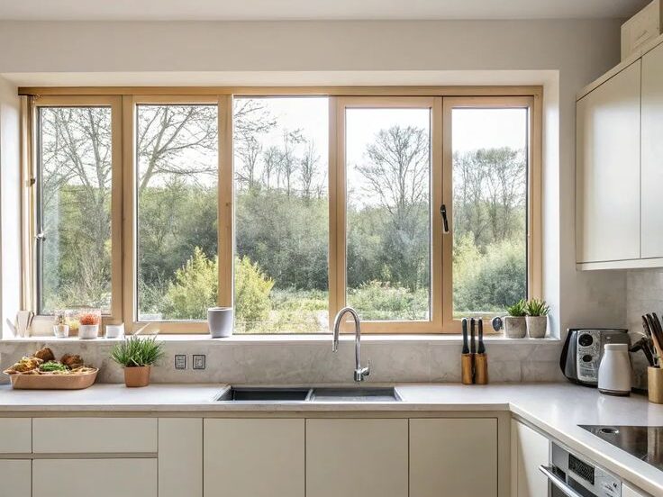 Kodėl langas virtuvėje yra didelis privalumas