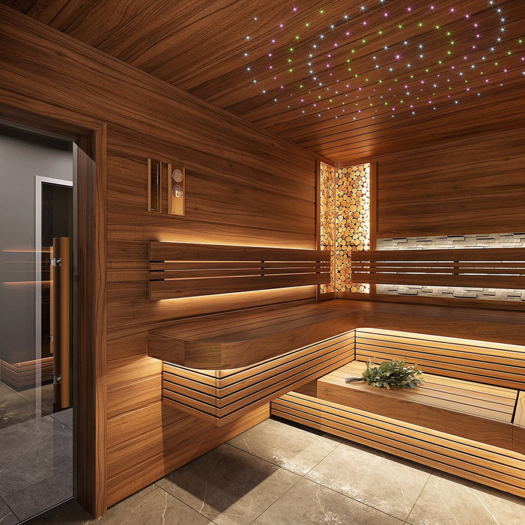 Kaip pasirinkti apšvietimą pirtyje: karštis, drėgmė ir saugumas
