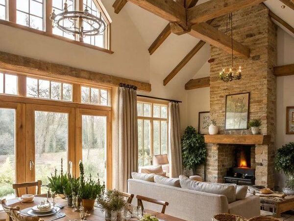 Šiuolaikinės sodybos interjero koncepcija