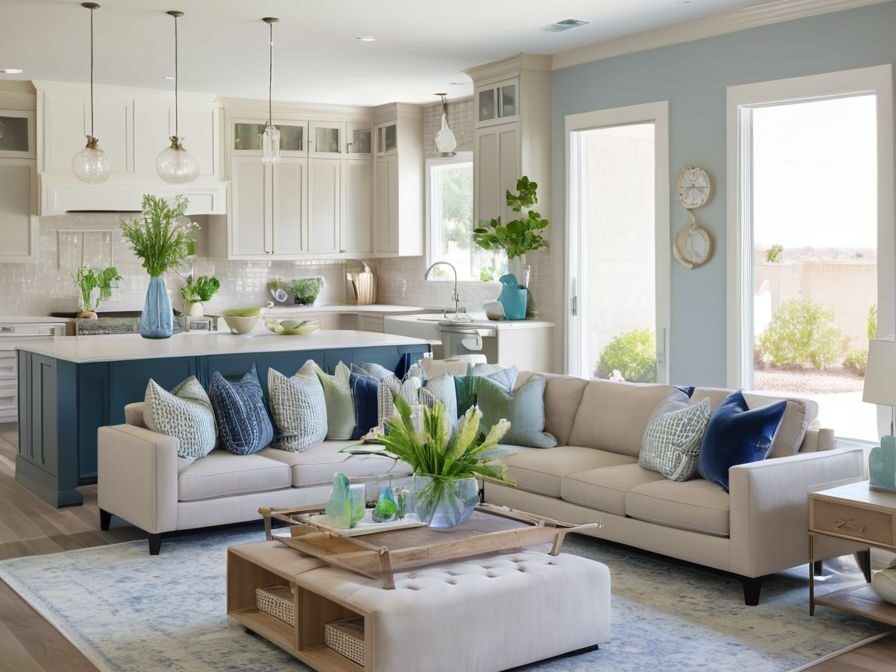 Spalvų ir medžiagų derinimas bendroje erdvėje