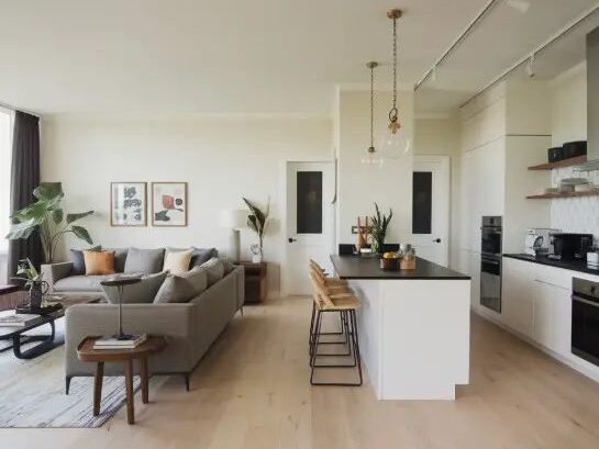 Virtuvės ir svetainės zonų planavimas