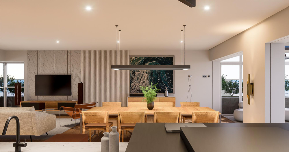 Pagrindiniai namo apšvietimo tipai