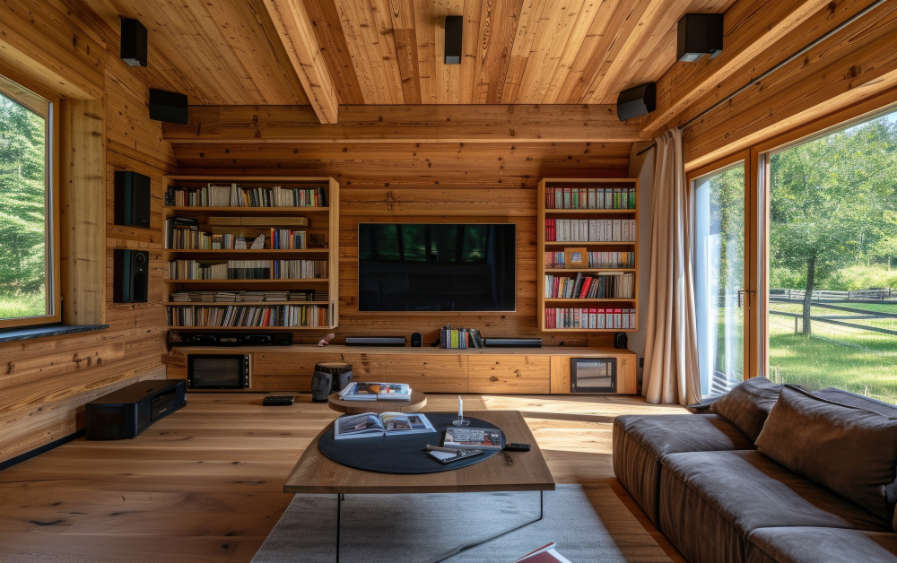 Rąstinio namo interjeras: interjero dizainerių rekomendacijos, galerija ir pavyzdžiai