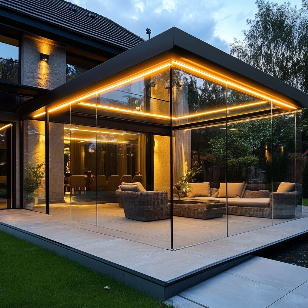 Terasos, verandos ir liepto įrengimas: nuo konstrukcijos iki stoginės sprendimų