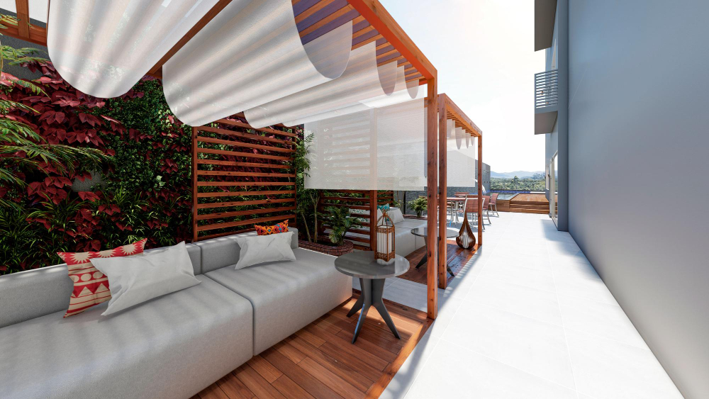 Ištraukiamo terasos stogo privalumai