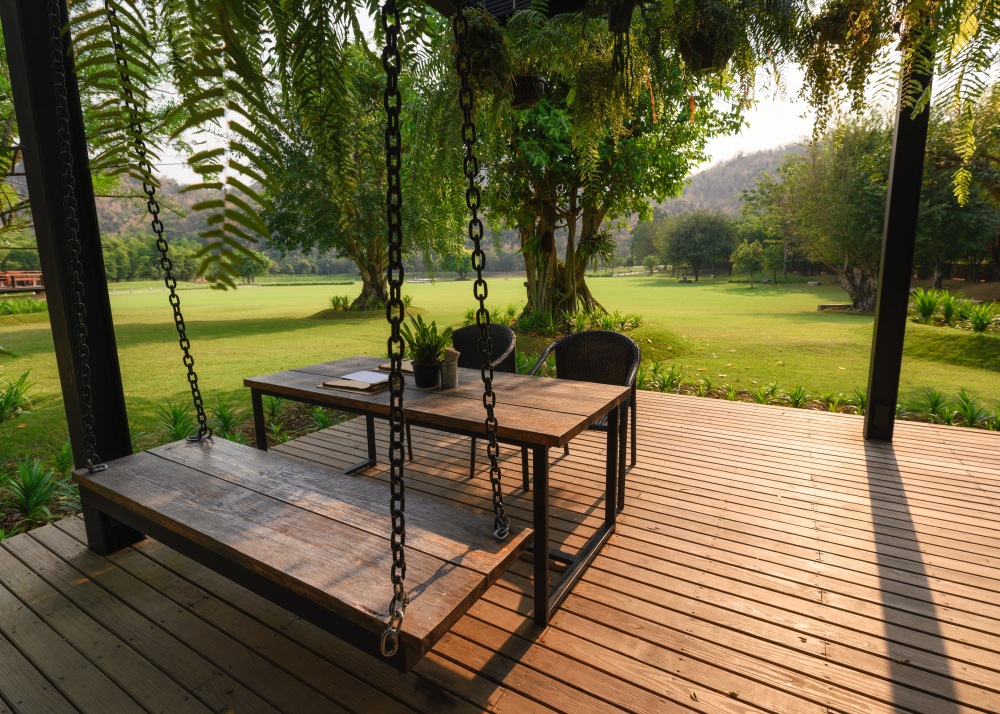 Kaip suplanuoti terasą prie namo