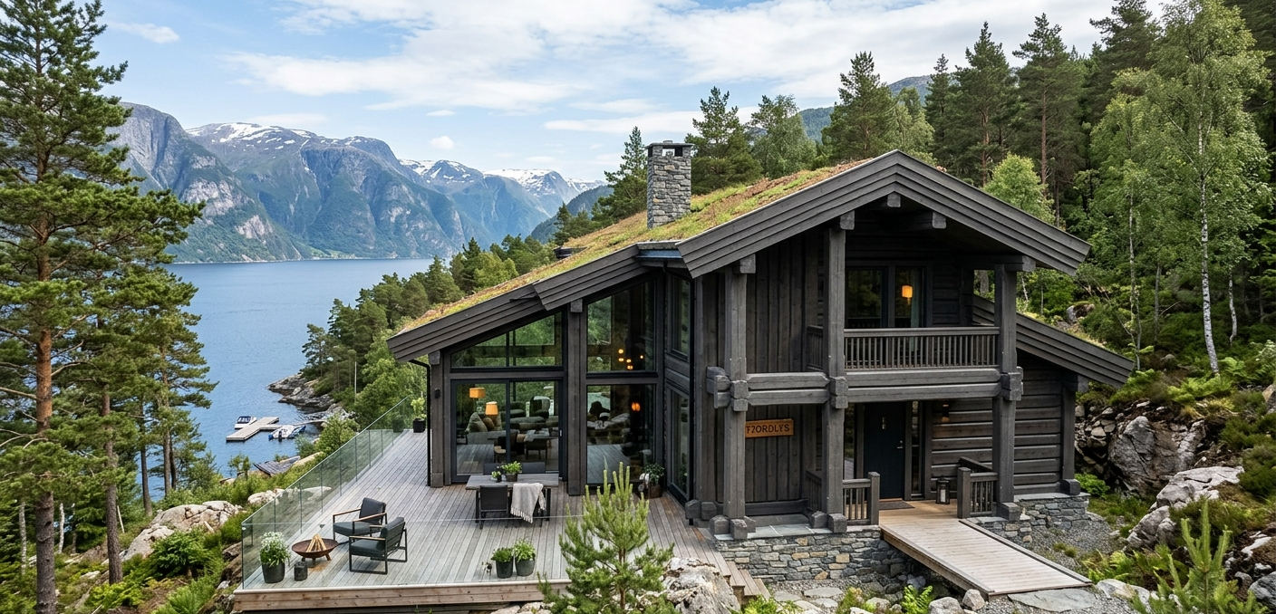 Norvegiški rąstiniai namai