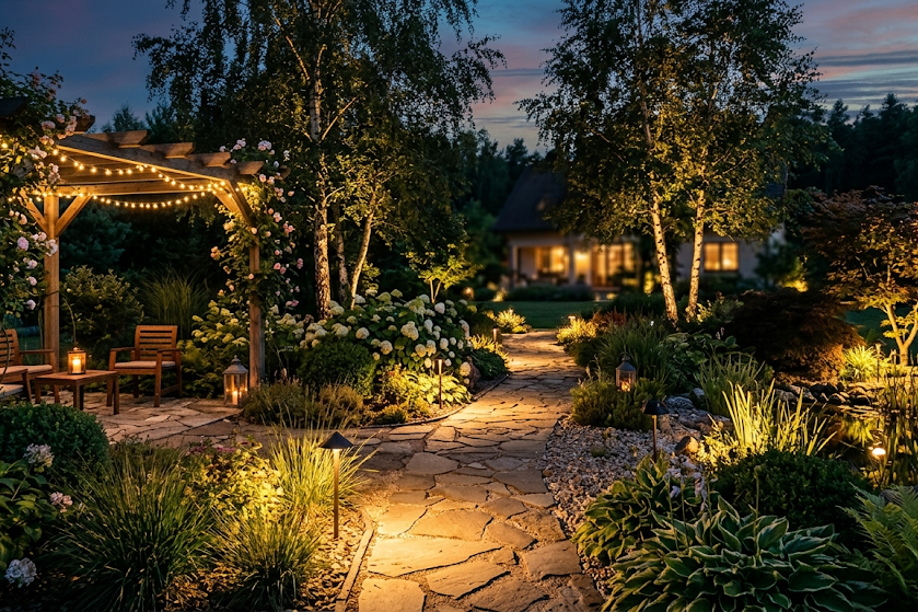 Kaip išsirinkti sodo apšvietimą, kuris pabrėžtų aplinkos grožį ir būtų praktiškas