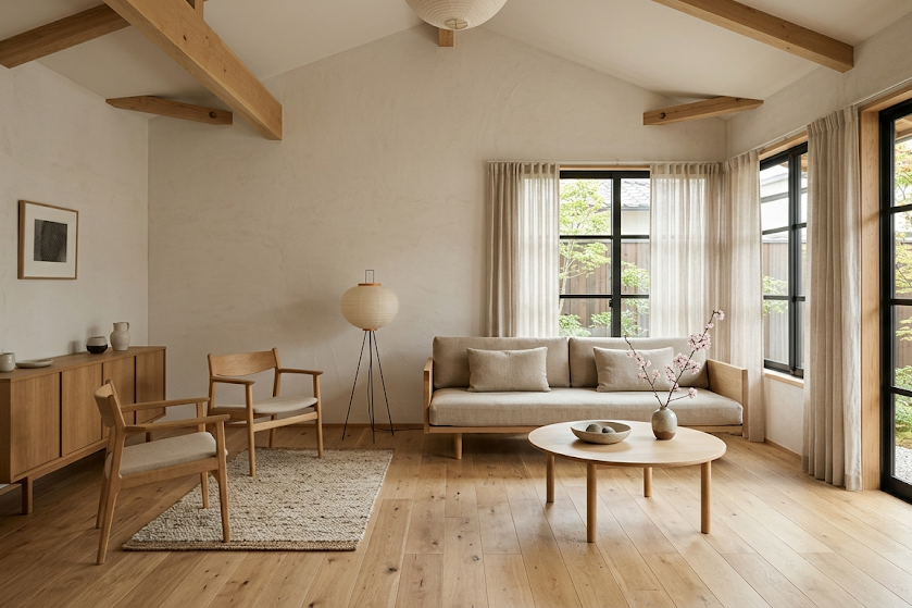 Japandi stilius: minimalizmo ir jaukumo balansas šiuolaikiniuose namuose