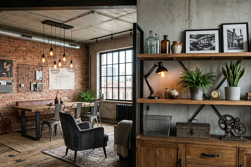 Kas yra industrinis dizainas ir kaip jį pritaikyti namuose