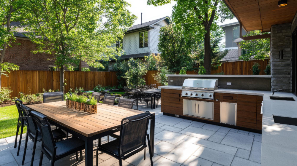 Lauko virtuvės baldų medžiagos