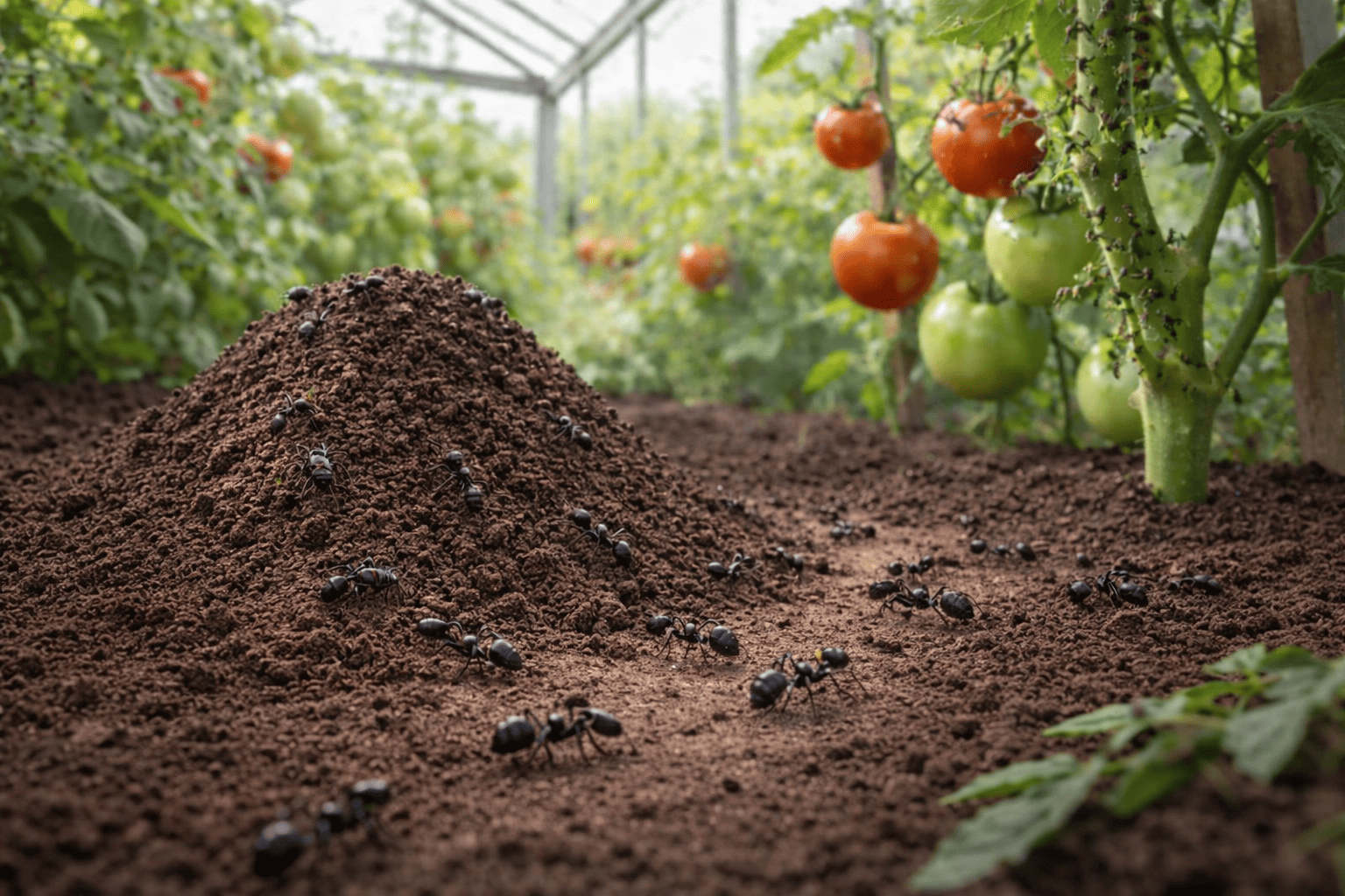 Skruzdėlės šiltnamyje: ką daryti ir kaip jų atsikratyti efektyviai