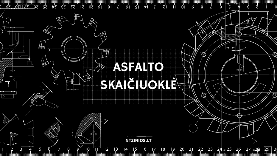 Asfalto skaičiuoklė: kaip tiksliai apskaičiuoti asfaltavimo darbų kainą
