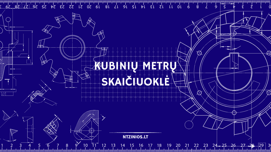 Kubinių metrų skaičiuoklė: kaip apskaičiuoti tūrį?
