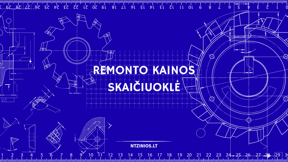 Remonto kainos skaičiuoklė: kaip apskaičiuoti būsto remonto biudžetą?